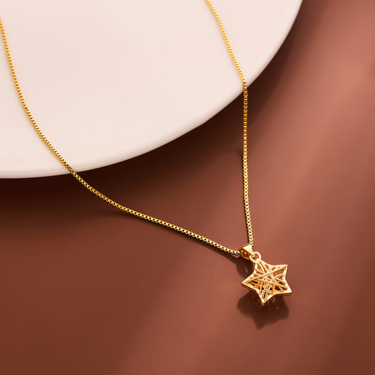【Urban Star｜流光星芒項鍊】  CityCape© 316L 鈦鋼｜18K金｜城市星系系列