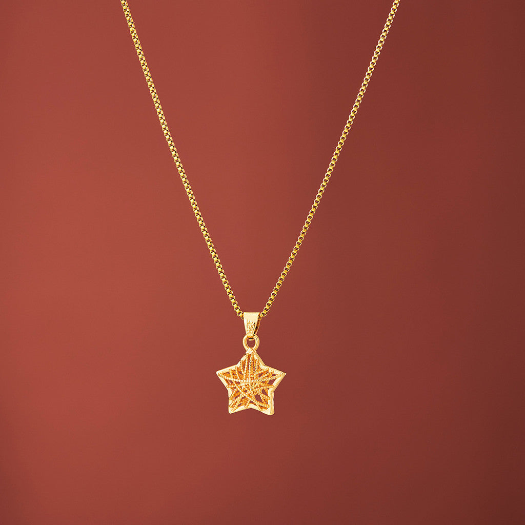 【Urban Star｜流光星芒項鍊】  CityCape© 316L 鈦鋼｜18K金｜城市星系系列