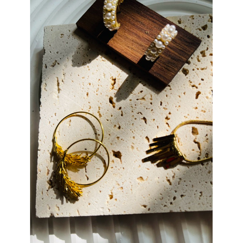 【New York Diva】Urban Bars 316L Titanium Steel Vertical Metal Necklace